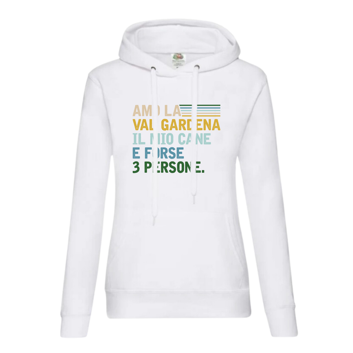 Amo la Val Gardena - Felpa donna