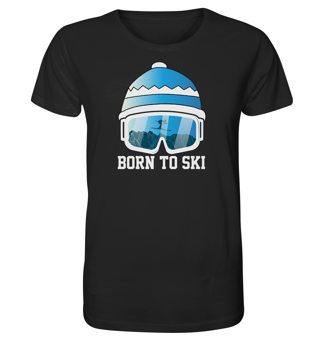 Born to ski - Maglietta Premium uomo
