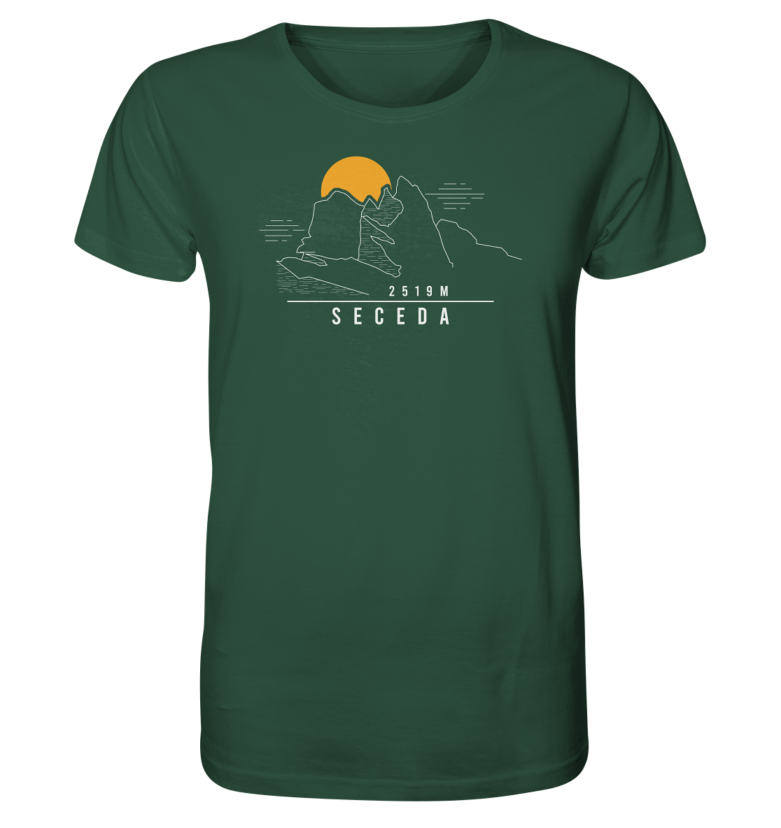 Seceda 2519 m - Maglietta Premium uomo