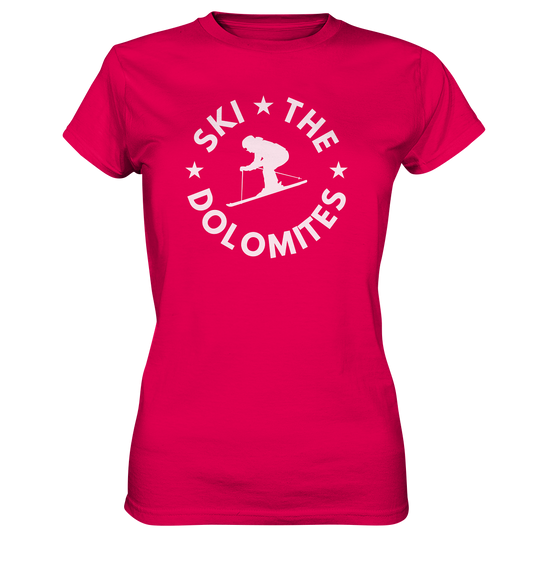 Ski the Dolomites - Damen Premium T-Shirt