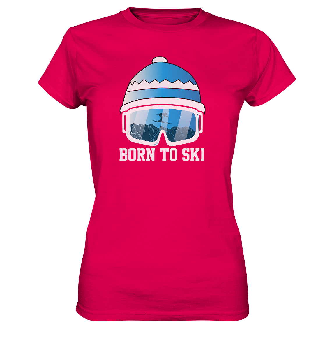 Born to ski - Women Premium T-Shirt