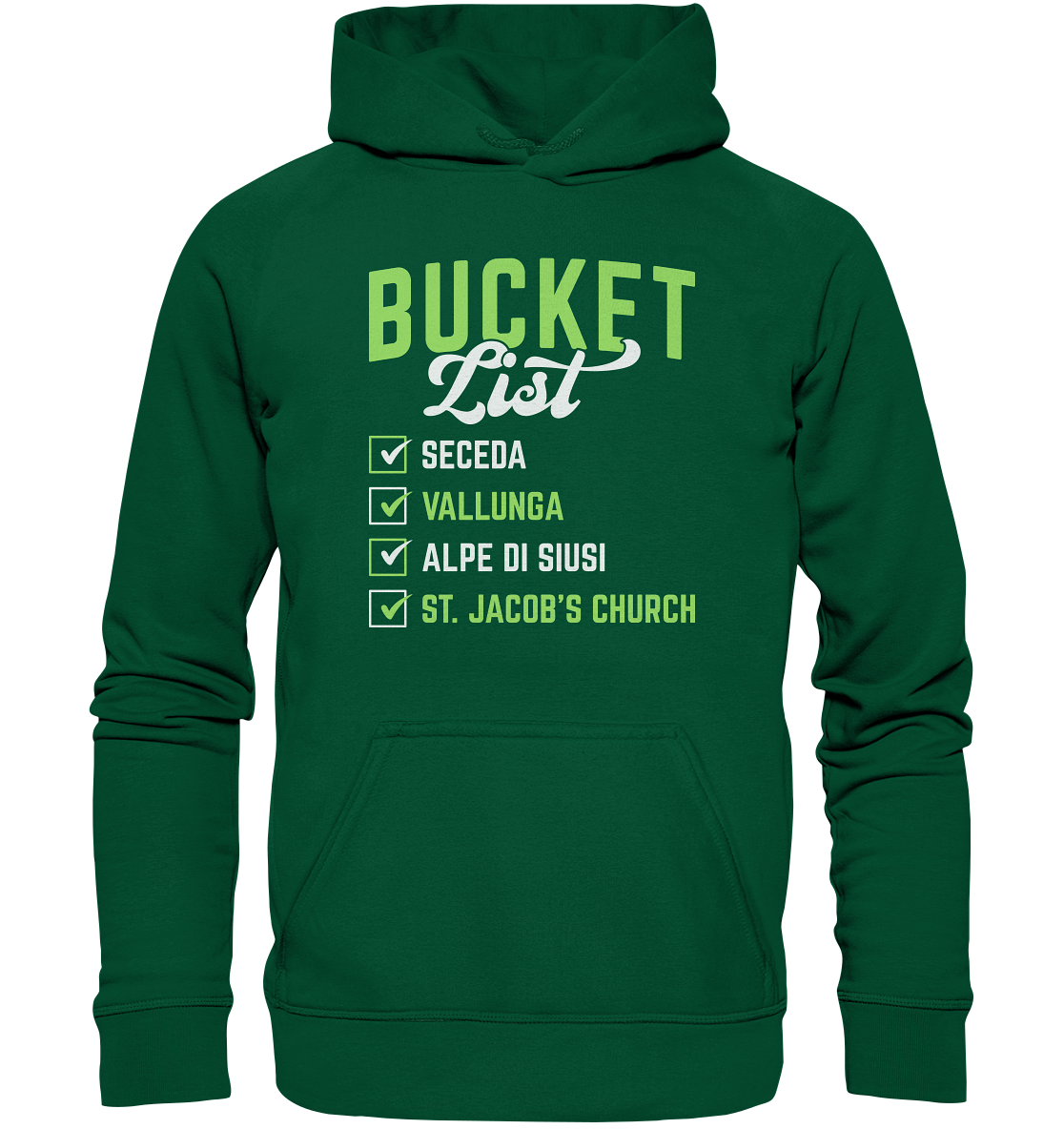 Bucket List - Men Hoodie