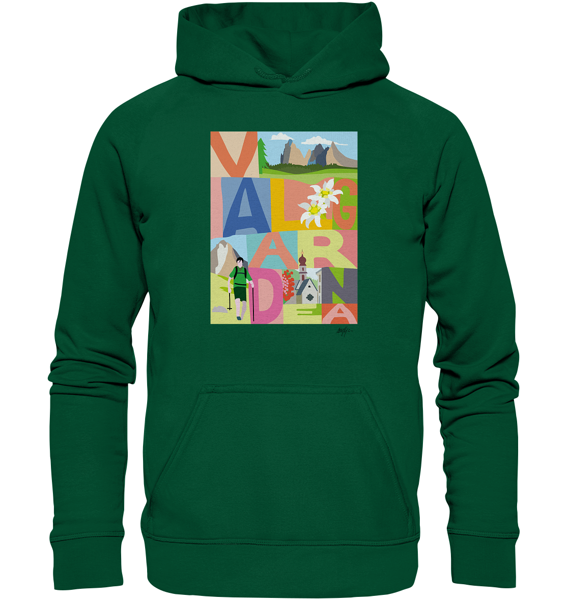 Mosaic Val Gardena - Men Hoodie