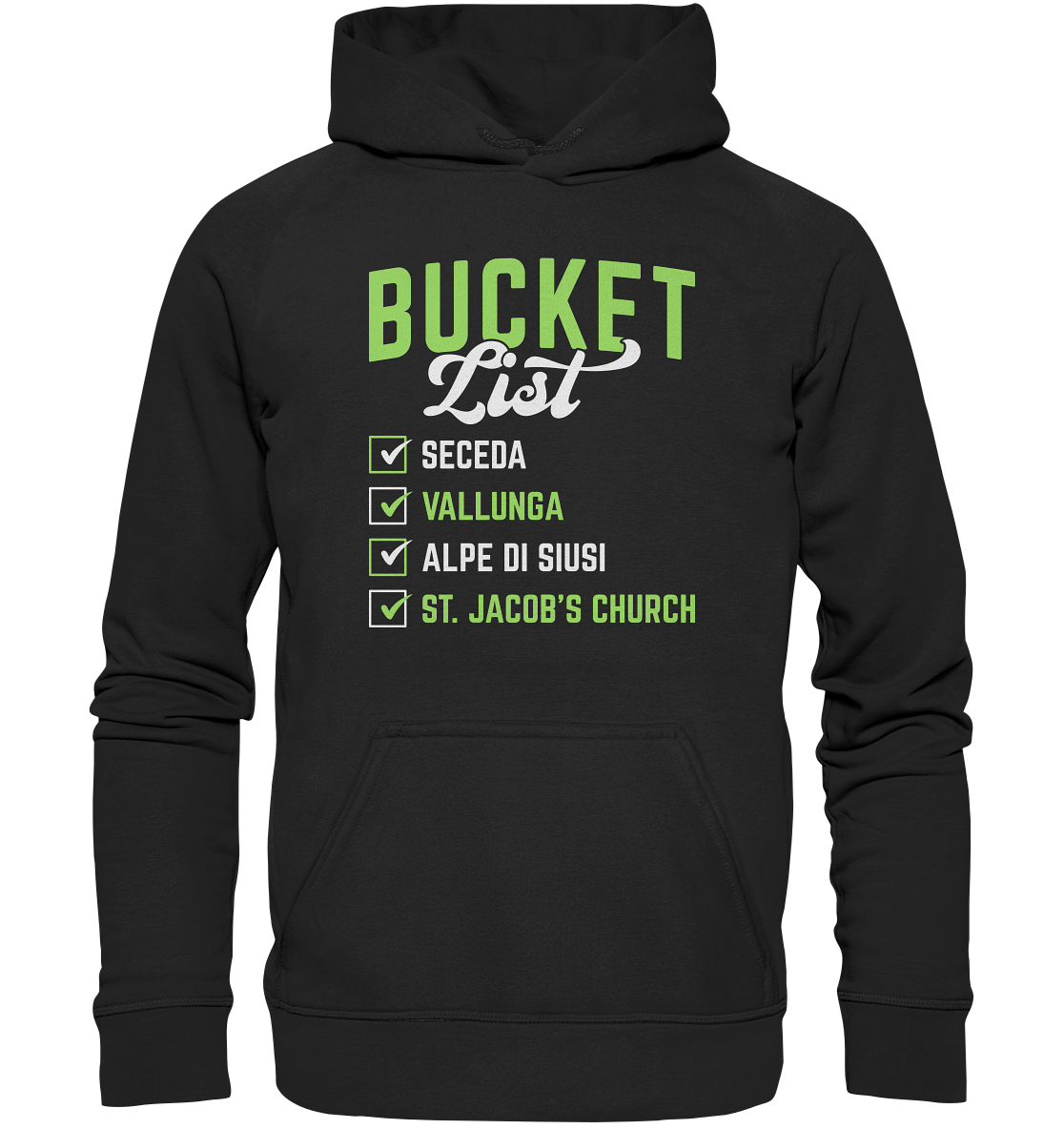 Bucket List - Men Hoodie