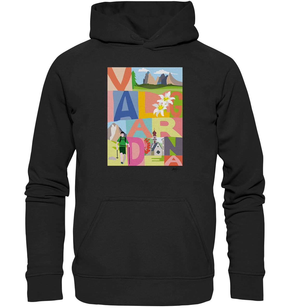 Mosaic Val Gardena - Men Hoodie