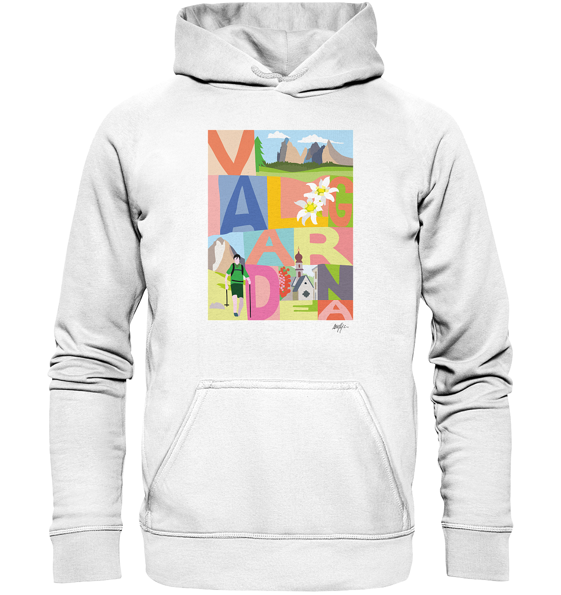 Mosaic Val Gardena - Men Hoodie