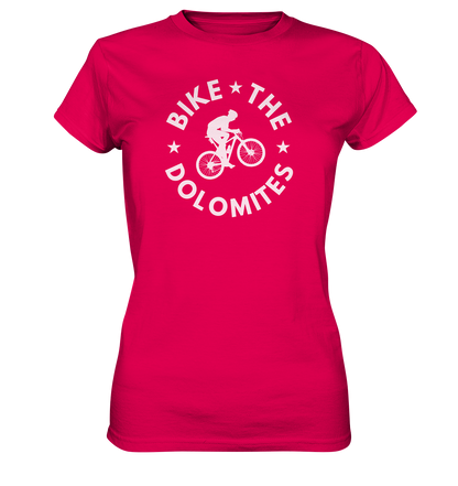 Bike the Dolomites - Damen Premium T-Shirt