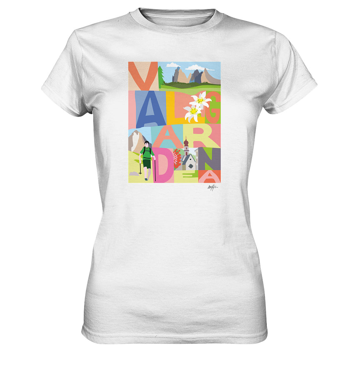 Mosaic Val Gardena - Women Premium T-Shirt