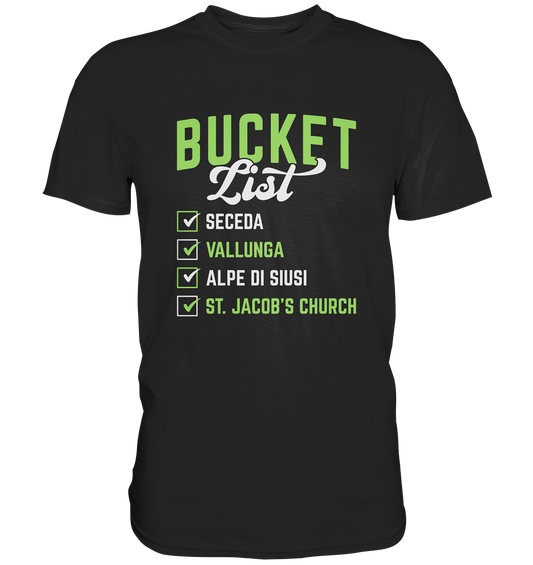 Bucket List - Men Premium T-Shirt