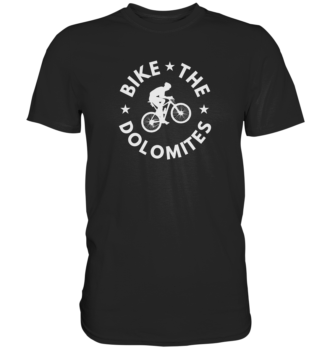 Bike the Dolomites - Herren Premium T-Shirt