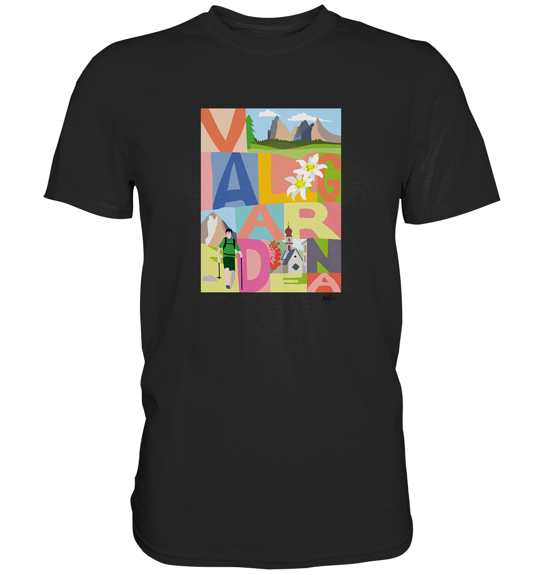 Mosaic Val Gardena - Men Premium T-Shirt