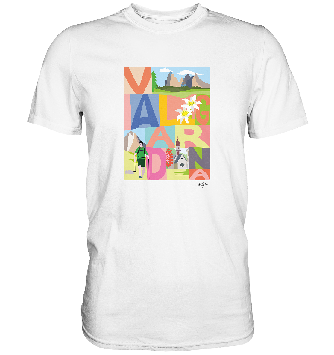 Mosaic Val Gardena - Men Premium T-Shirt